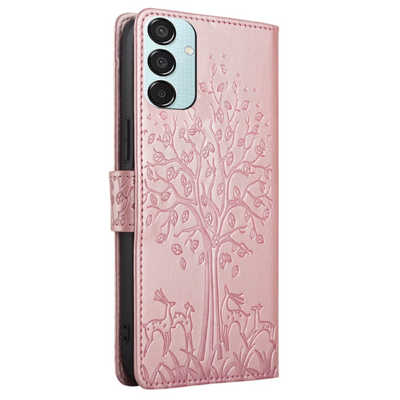 Flip case for Samsung Galaxy M15 5G, Tree, pink