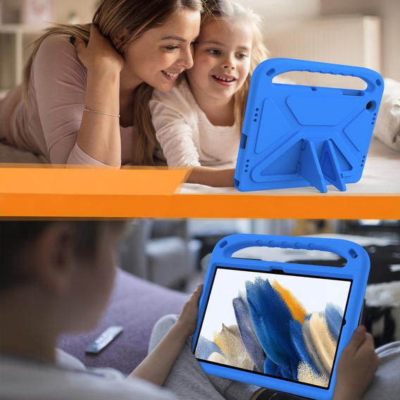 Children's Case for Samsung Galaxy Tab A9+, Children's Case with Handle, blue