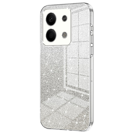 Case for Xiaomi Redmi Note 13 5G, Glitter Case CamShield, transparent