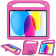Children's case for iPad 11" 2025 A16 (11 gen.) / iPad 10.9" 2022 (10 gen.), with handle, pink