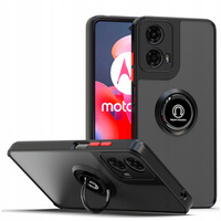 Case for Motorola Moto G24 / G24 Power / G04, Frosted Ring, black