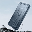 Armored case for Samsung Galaxy S24, Dexnor Full Body (Two Frames), dark blue