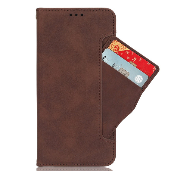 Flip case for Xiaomi 14 Ultra, Card Slot, brown