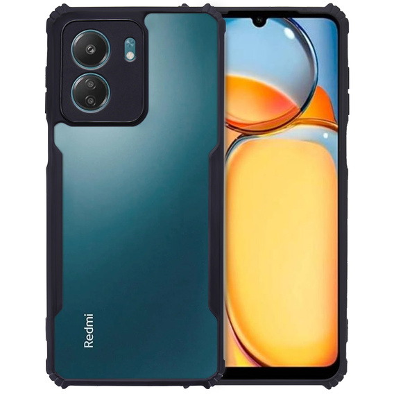 Case for Xiaomi Redmi 13C / Poco C65, AntiDrop Hybrid, black