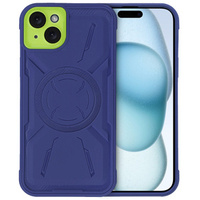 Case for iPhone 15, ERBORD Armor Mag, blue