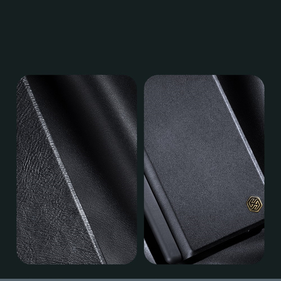 NILLKIN flip case for Samsung Galaxy Z Fold6 5G, CamShield Qin Pro, leather, black
