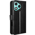 Flip case for Honor 400 Lite, Crazy Horse Wallet, black
