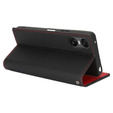 Leather case for Sony Xperia 10 VI, ERBORD Grain Leather, black