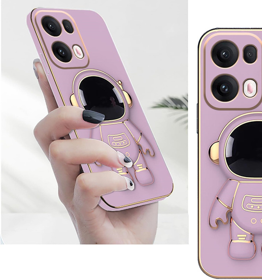 Case for Oppo Reno 13, Astronaut, purple