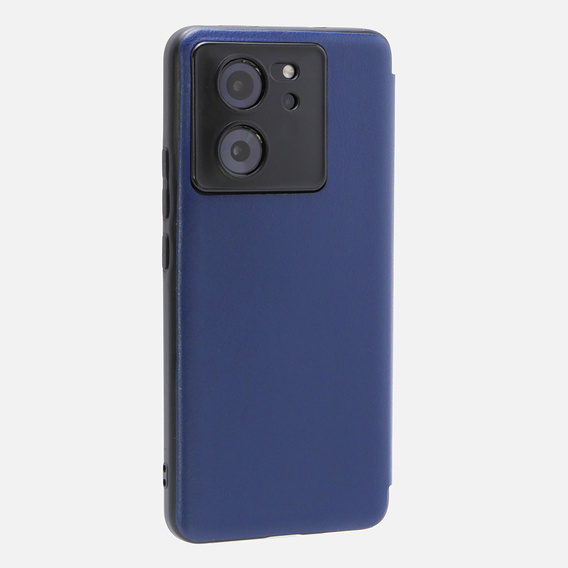 Case for Xiaomi 13T / 13T Pro, with Side View flap, blue