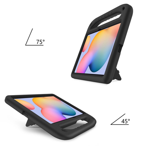 Children's Case for Samsung Galaxy Tab S6 Lite 2022 / 2020, Children's Case with Holder, black