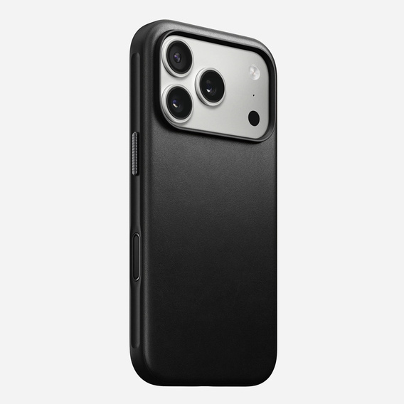 Nomad case for iPhone 17 Pro, Modern Leather Case, black