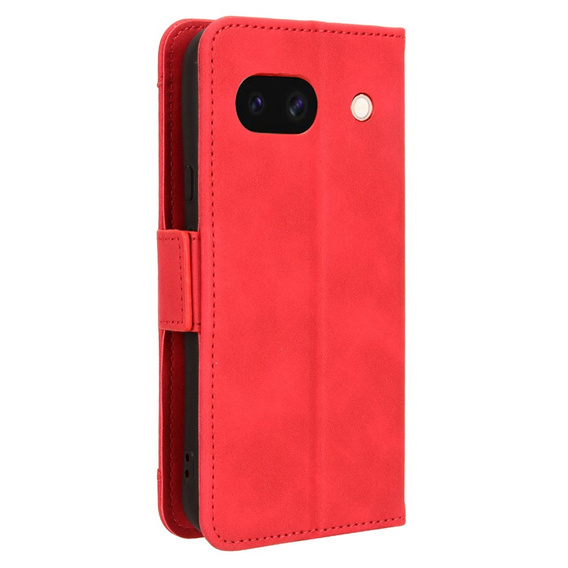 Flip case for Google Pixel 8A, Card Slot, red