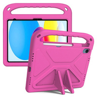 Children's case for iPad 11" 2025 A16 (11 gen.) / iPad 10.9" 2022 (10 gen.), with handle, pink