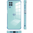 Case for Samsung Galaxy A12 / M12 / A12 2021, Electro heart, blue