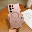 Case for Samsung Galaxy S23 Ultra, ColorMag, for MagSafe, pink