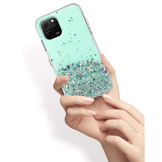 Case for Huawei Nova Y61, Glittery, green