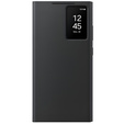 Original Samsung Case for Galaxy S24 Ultra, S View Wallet Cover, black