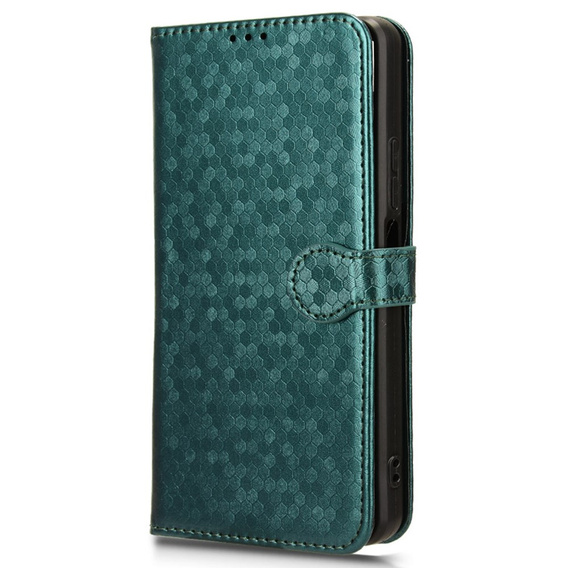 Flip case for Oppo Reno 12FS / 12F, Wallet Rhombus, green