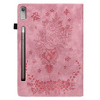 Flap case for Lenovo Tab P12, flower, light pink