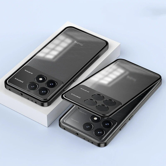 1 x Case for Xiaomi Poco F6 Pro, Frame Case, black