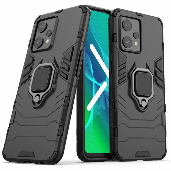 Case for Realme 9 Pro / OnePlus Nord CE 2 Lite 5G, Kickstand Ring, black