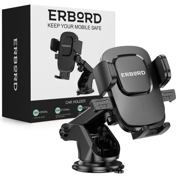 ERBORD ML88 car phone holder for windshield/board/cockpit