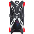 Armored case for Asus ROG Phone 7 5G, Aluminum Alloy, black / red