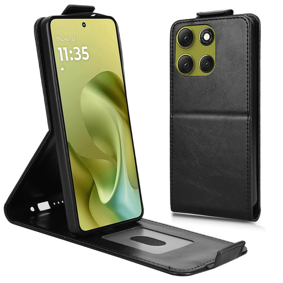 Flip case for Xiaomi Redmi 15 5G / 4G, Flip Case, black