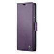 CASEME flip case for Samsung Galaxy A54 5G, Litchi Wallet, purple