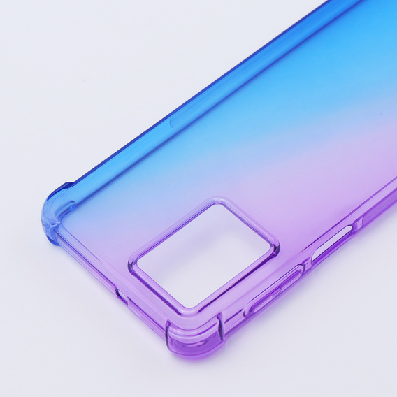 Case for Motorola Moto G54 5G, Gradient Dropproof, Purple / blue