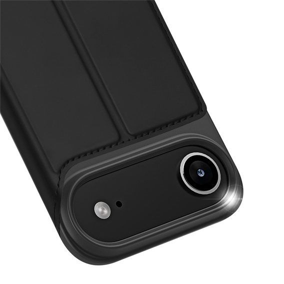 Dux Ducis case for iPhone Air, Skin Pro, with flap, with card slot, black