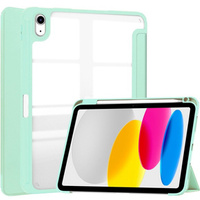 Case for iPad 10.9 2022 10 Gen, Smartcase Hybrid, with stylus space, green