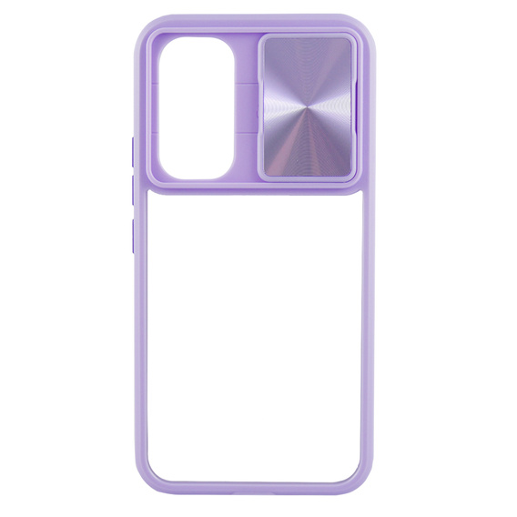 Case for Samsung Galaxy S23 FE, Slide Camera, purple