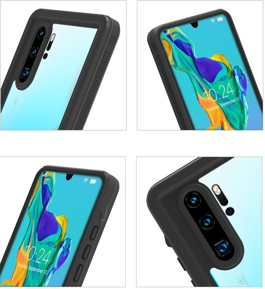 IP68 Waterproof Case for Huawei P30 Pro, Redpepper, black