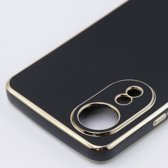Case for Oppo A58 4G, Glamour CamShield, black
