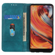 Case for Sony Xperia 5 V, Wallet Litchi Leather, green