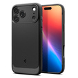 Spigen Rugged Armor MagSafe Case for iPhone 17 Pro Max, Matte Black
