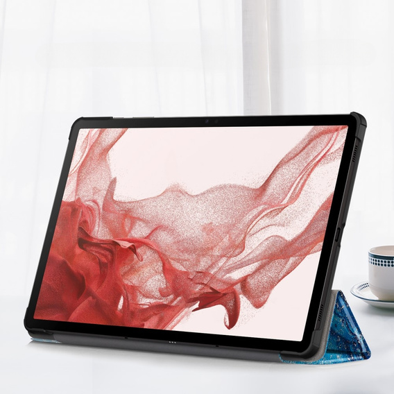 Case for Samsung Galaxy Tab S9, Smartcase Hybrid Pen Slot, sea wave