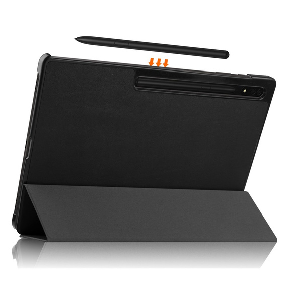 Case for Samsung Galaxy Tab S9 Ultra, Smartcase, black
