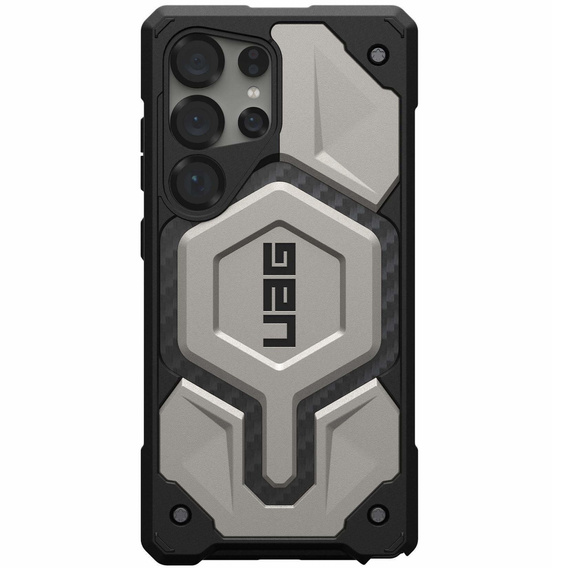 Urban Armor Gear case for Galaxy S25 Ultra, Monarch Pro MagSafe, grey