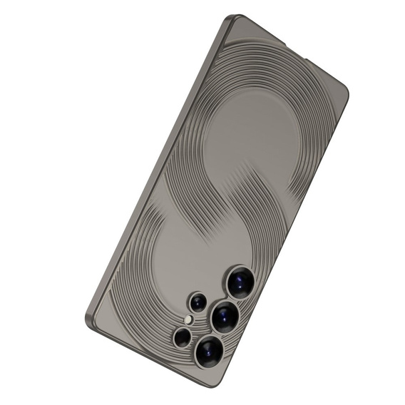 Case for Samsung Galaxy S25 Ultra, GKK Leather, black