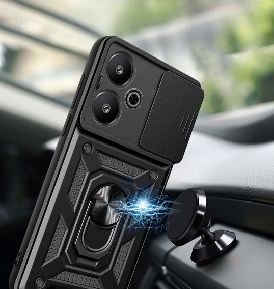 Case for Oppo A40 / Oppo A40m, CamShield Slide, black