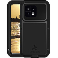 Love Mei Case for Xiaomi 13, armored with glass, black