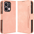 Flip case for Oppo Reno 13 Pro, Card Slot, pink