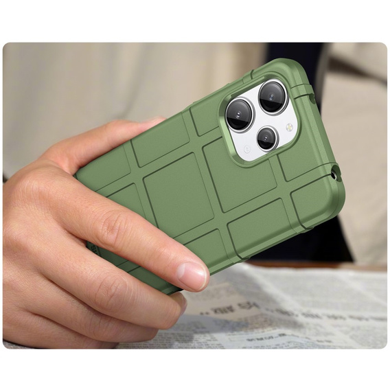 Case for Xiaomi Redmi 12 4G, Rugged Shield, green