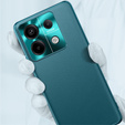 Leather case for Xiaomi Redmi Note 13 Pro+, leather hybrid, green