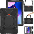 Children's case for Lenovo Tab M10 10.1 Gen 3, armored with strap, black