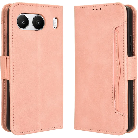 Flip case for OnePlus Nord 4, Card Slot, pink