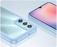 Case for Samsung Galaxy A25 5G, Fusion Hybrid, transparent / blue + 9H glass